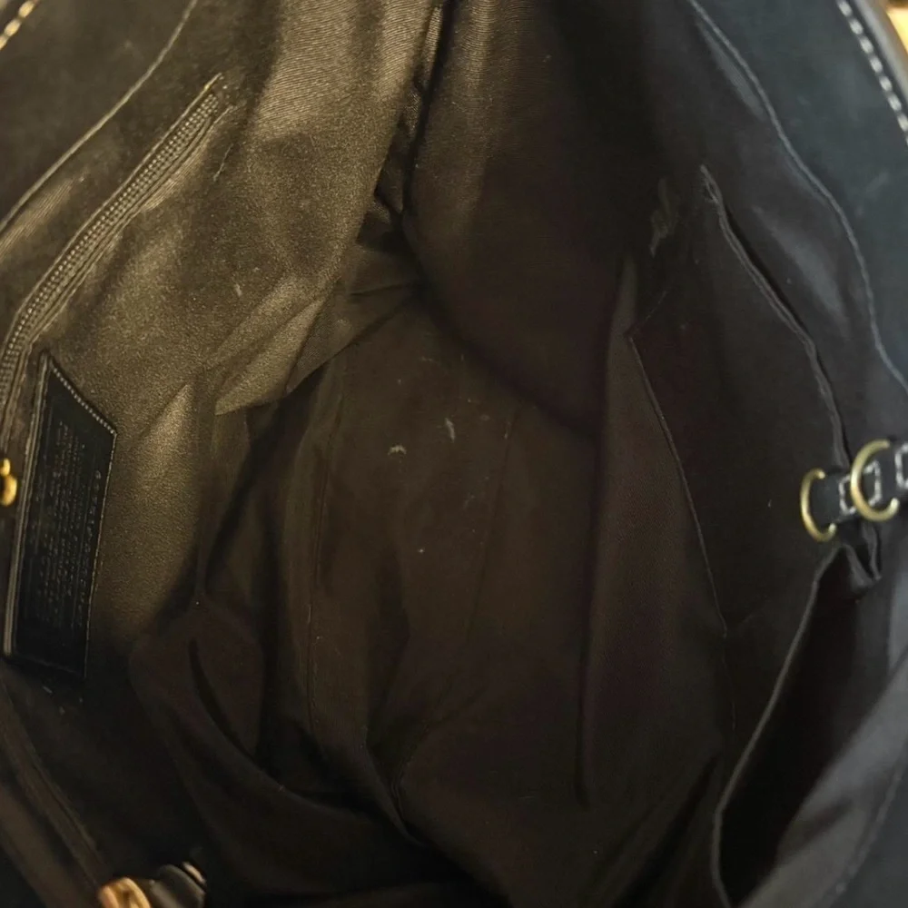 Vintage Y2K Coach Signature Legacy Tote Bag - Picture 4 of 5